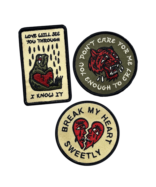 PRESALE: John Moreland Embroidered Patch Pack • John Moreland x Oxford Pennant