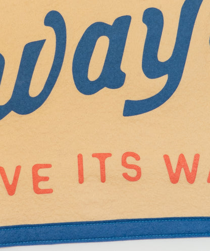 True Love Will Always Have Its Way Camp Flag • John Prine x Oxford Pennant