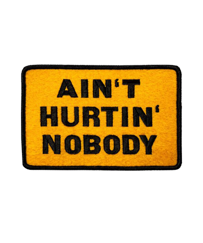 Ain't Hurtin' Nobody Embroidered Patch • John Prine x Oxford Pennant