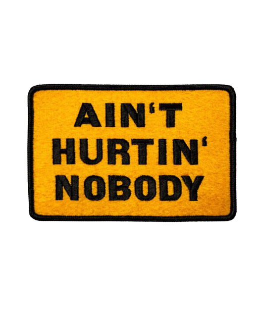 Ain't Hurtin' Nobody Embroidered Patch • John Prine x Oxford Pennant