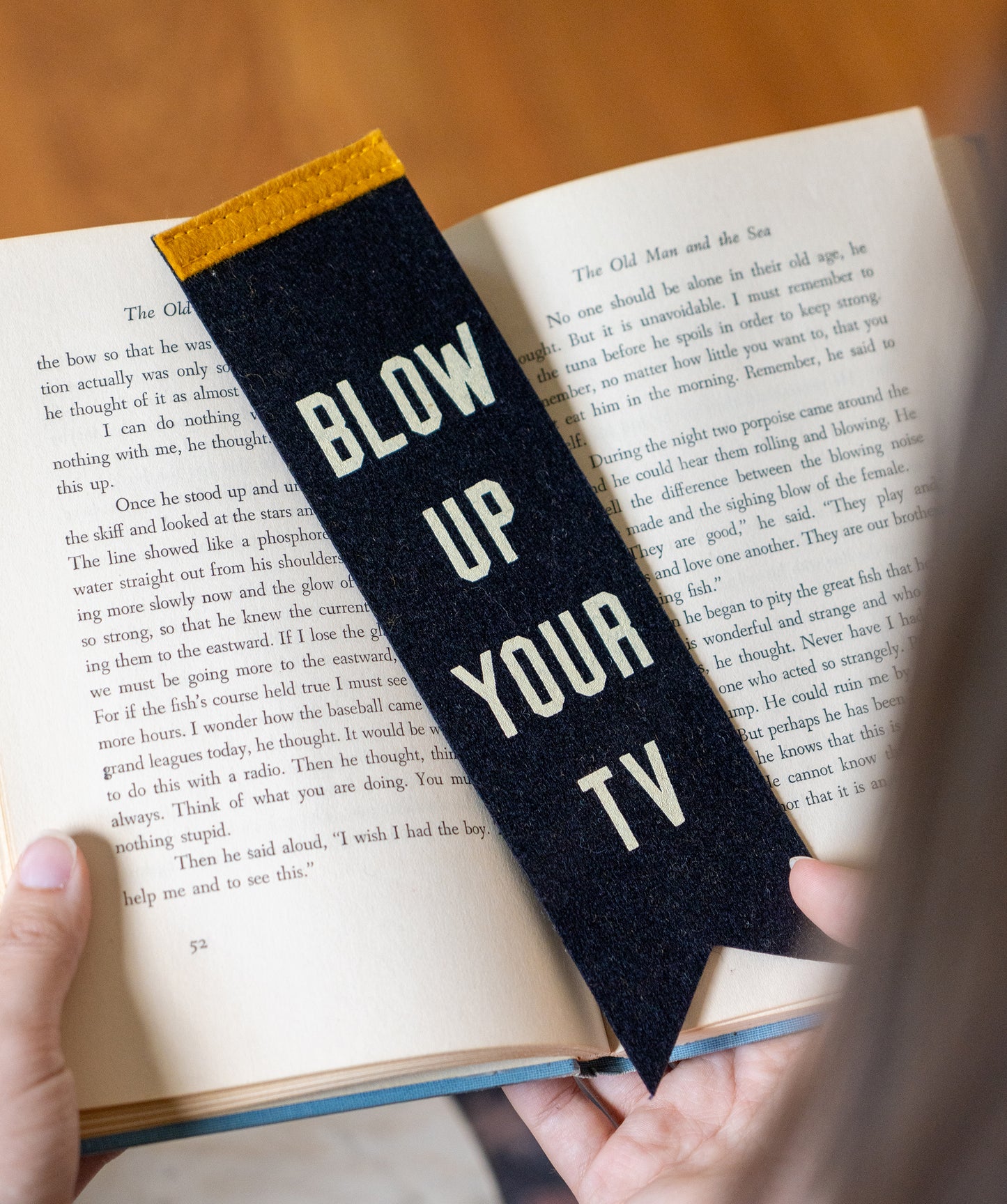 Blow Up Your TV Bookmark • John Prine x Oxford Pennant
