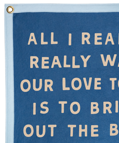 Joni MItchell All I Want Camp Flag