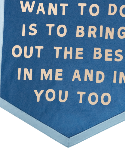 Joni MItchell All I Want Camp Flag