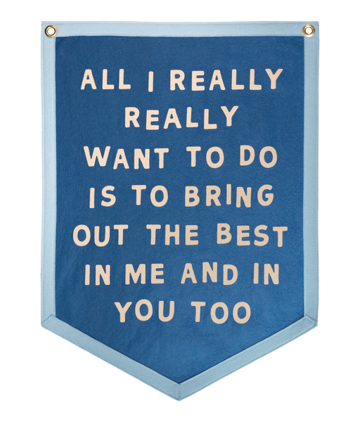 Joni MItchell All I Want Camp Flag