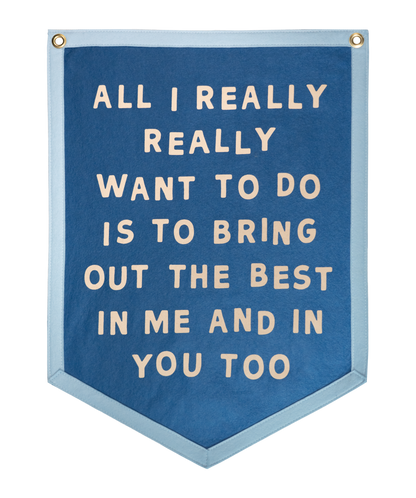 Joni MItchell All I Want Camp Flag