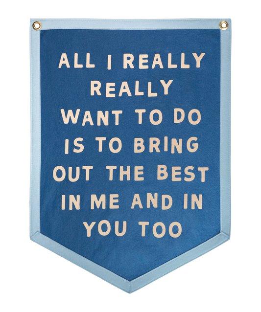 Joni MItchell All I Want Camp Flag
