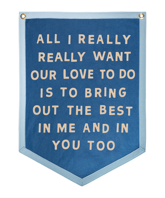 Joni MItchell All I Want Camp Flag