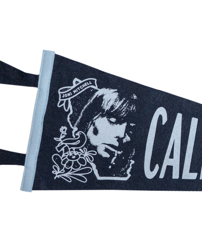 Joni Mitchell California Pennant