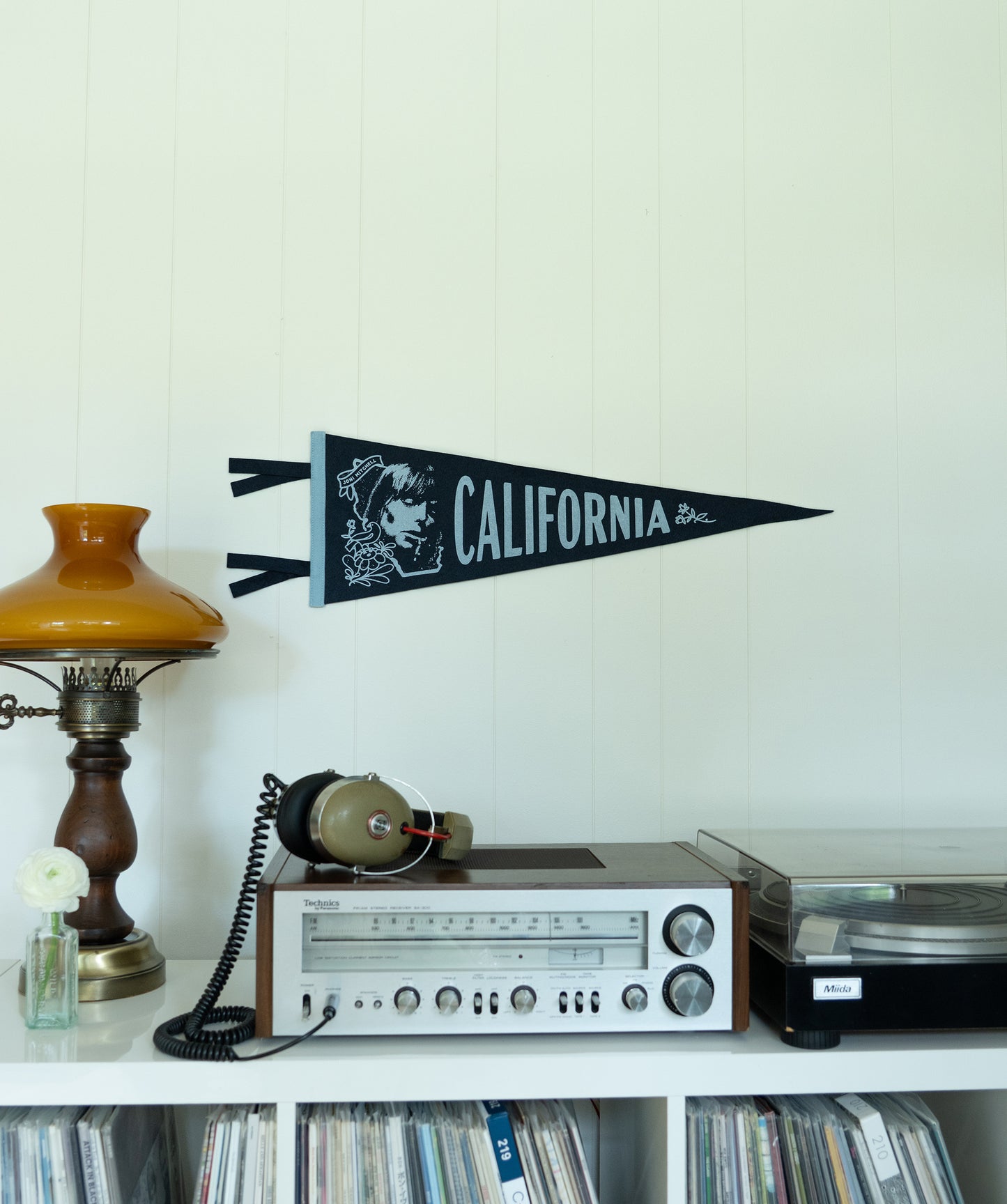 Joni Mitchell California Pennant