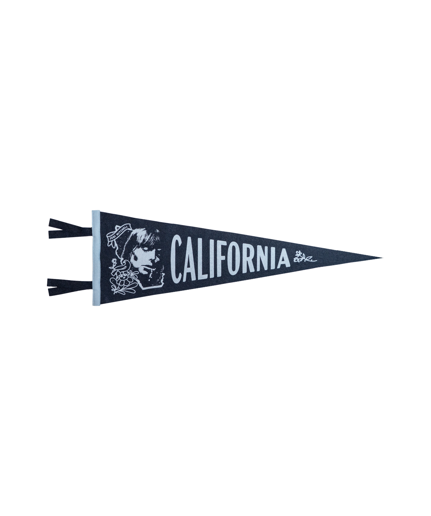 Joni Mitchell California Pennant