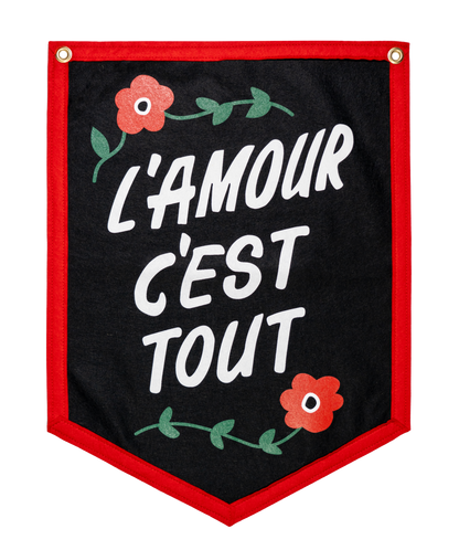 L'amour C'est Tout Camp Flag