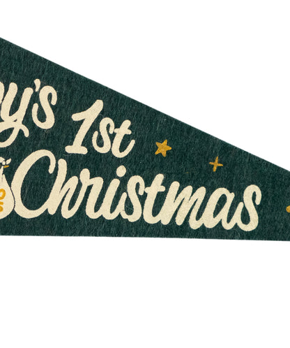 Baby's 1st Christmas Mini Pennant