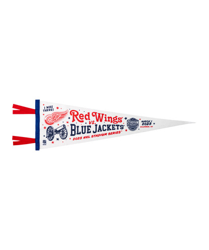 NHL Stadium Series™ Detroit Red Wings versus Columbus Blue Jackets Pennant • NHL x Oxford Pennant