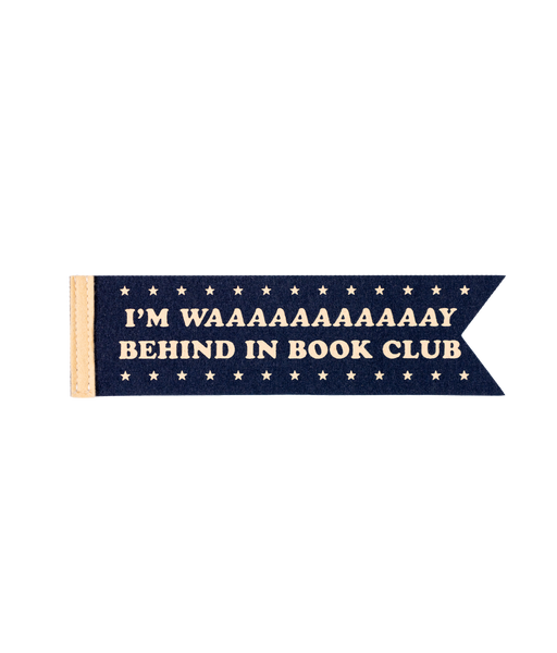 Behind In Book Club Bookmark