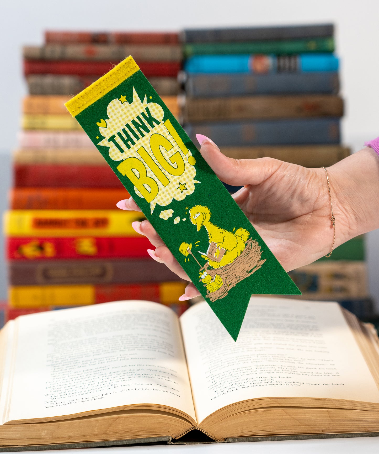 Big Bird Think Big! Bookmark • Sesame Street x Oxford Pennant