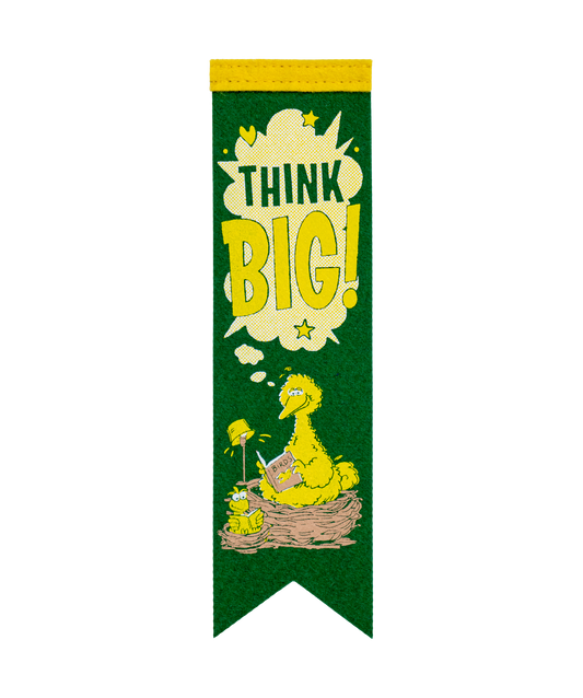 Big Bird Think Big! Bookmark • Sesame Street x Oxford Pennant
