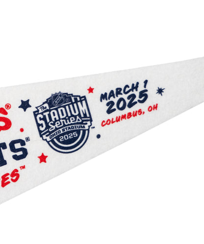 NHL Stadium Series™ Detroit Red Wings versus Columbus Blue Jackets Pennant • NHL x Oxford Pennant