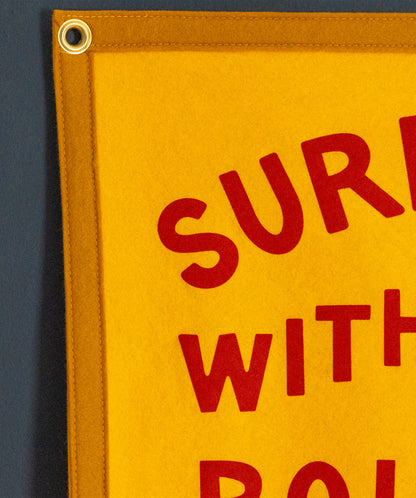 Surround Me With Your Boundless Love Camp Flag • John Prine x Oxford Pennant