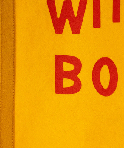 Surround Me With Your Boundless Love Camp Flag • John Prine x Oxford Pennant