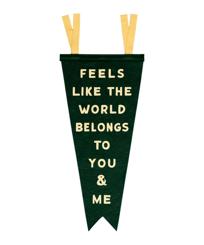 Feels Like The World Belongs To You & Me Fishtail Pennant • Turnpike Troubadours x Oxford Pennant