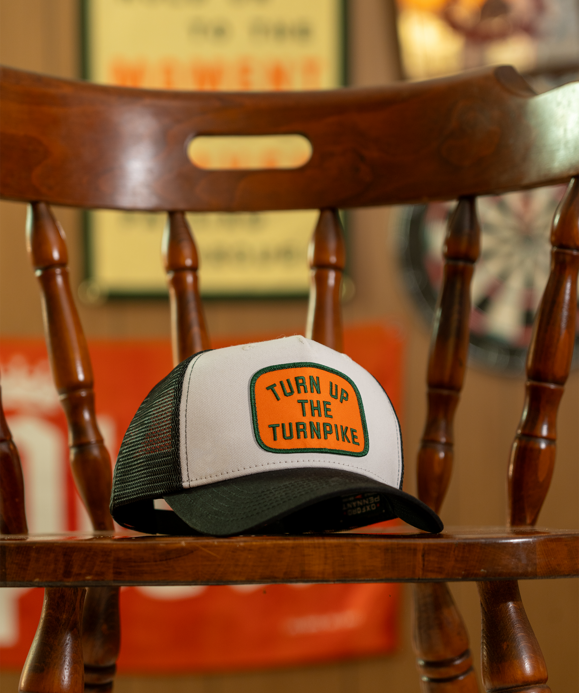 Turn Up The Turnpike Trucker Hat • Turnpike Troubadours x Oxford Pennant