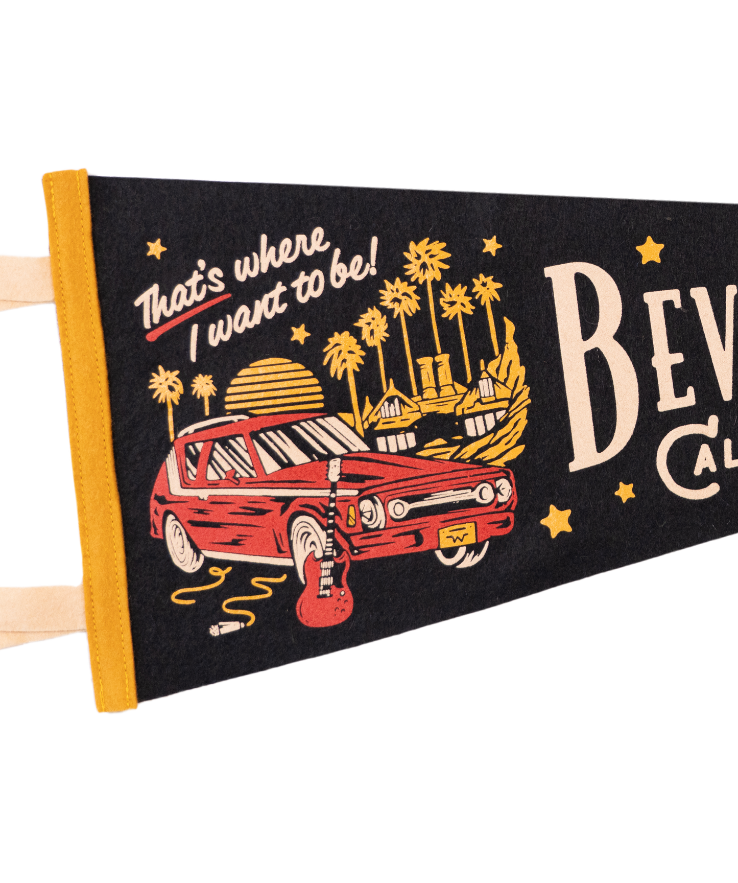 Beverly Hills That's Where I Want To Be Pennant • Weezer x Oxford Pennant