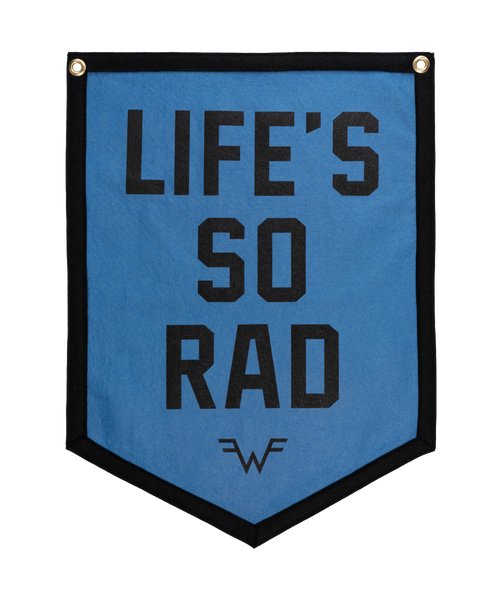 weezer フラッグ Life's So Rad Camp Flag | Weezer x Oxford Pennant
