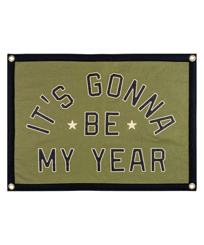 It's Gonna Be My Year Camp Flag • All Time Low x Oxford Pennant