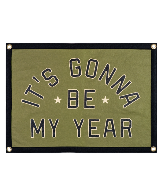 It's Gonna Be My Year Camp Flag • All Time Low x Oxford Pennant