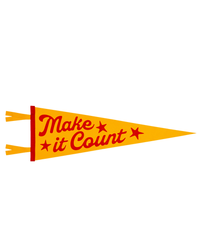 Make It Count Pennant • All Time Low x Oxford Pennant