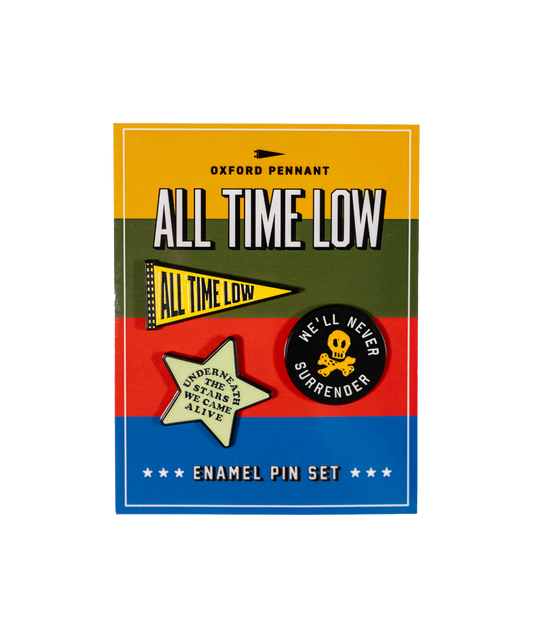 All Time Low Enamel Pin Set • All Time Low x Oxford Pennant