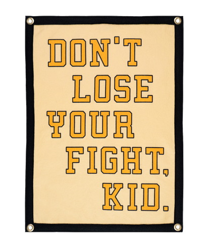 Don't Lose Your Fight Camp Flag • All Time Low x Oxford Pennant