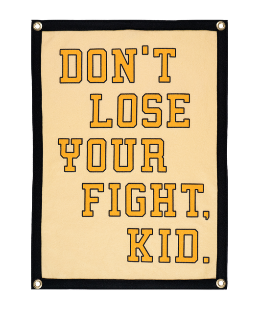Don't Lose Your Fight Camp Flag • All Time Low x Oxford Pennant
