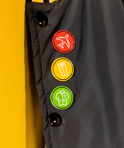 Take Off Your Pants And Jacket Enamel Pin Set • blink-182 x Oxford Pennant
