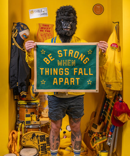 Be Strong When Things Fall Apart Camp Flag • blink-182 x Oxford Pennant
