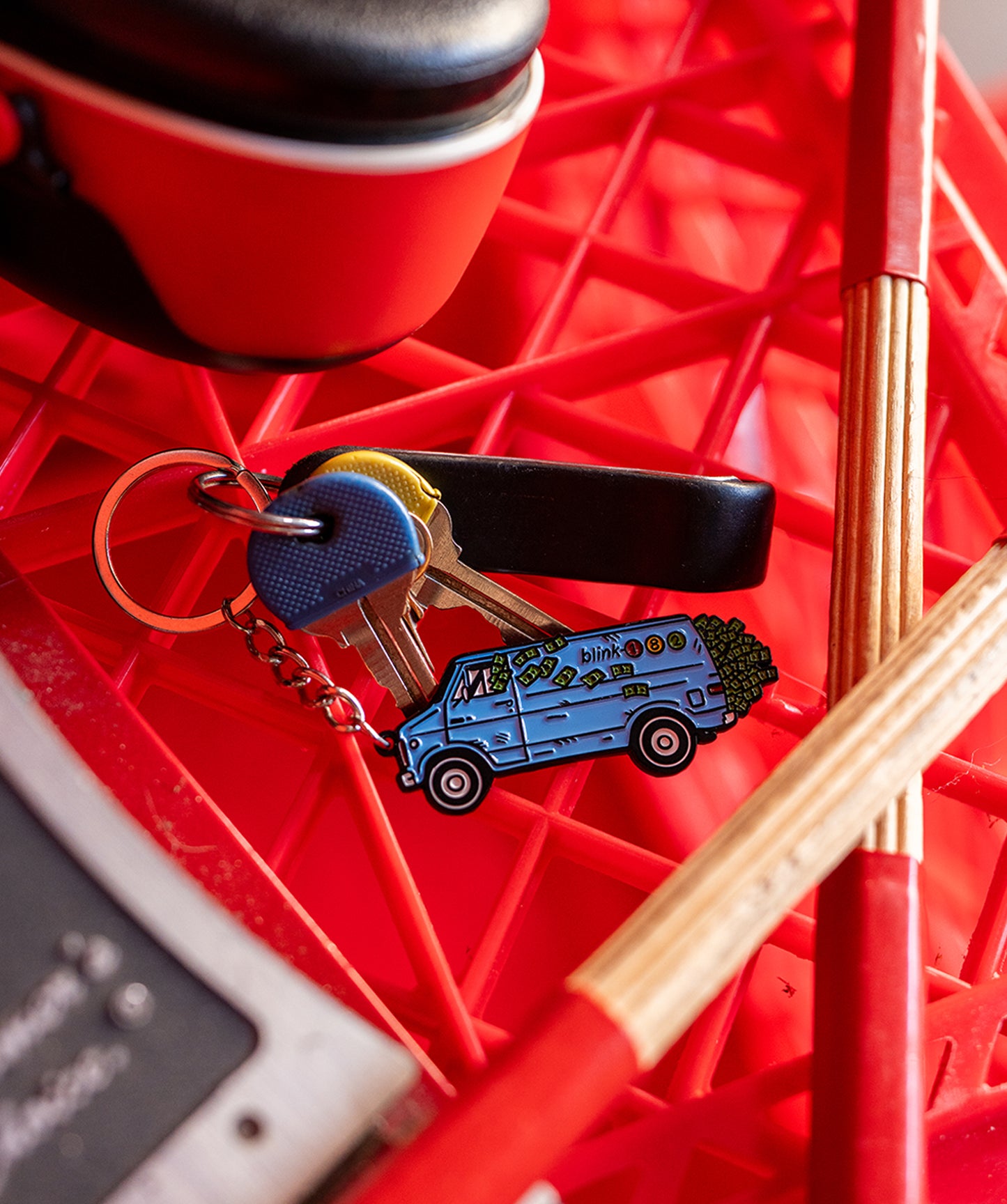 blink-182 Van Keychain • blink-182 x Oxford Pennant