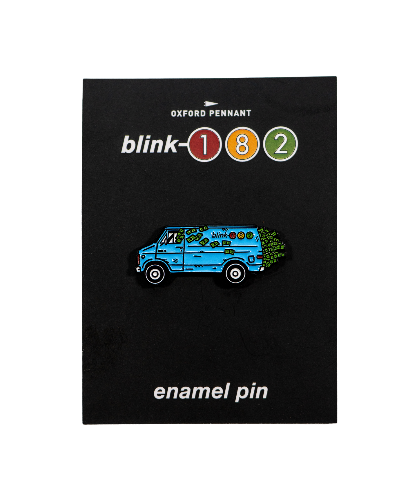 Van Enamel Pin • blink-182 x Oxford Pennant