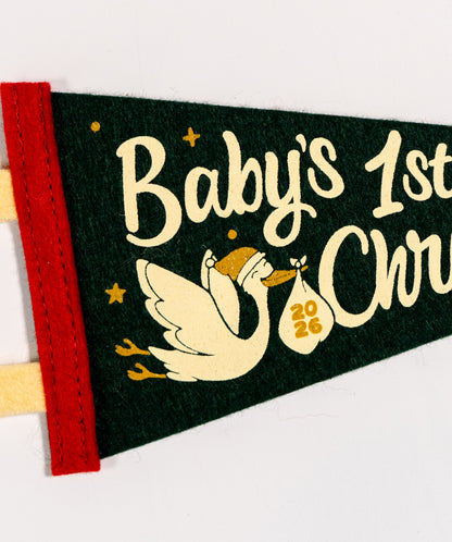 Baby's 1st Christmas Mini Pennant
