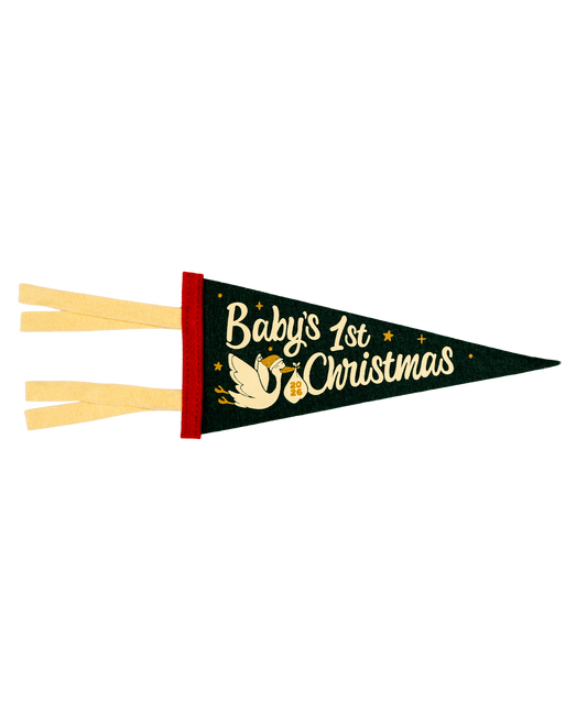 Baby's 1st Christmas Mini Pennant