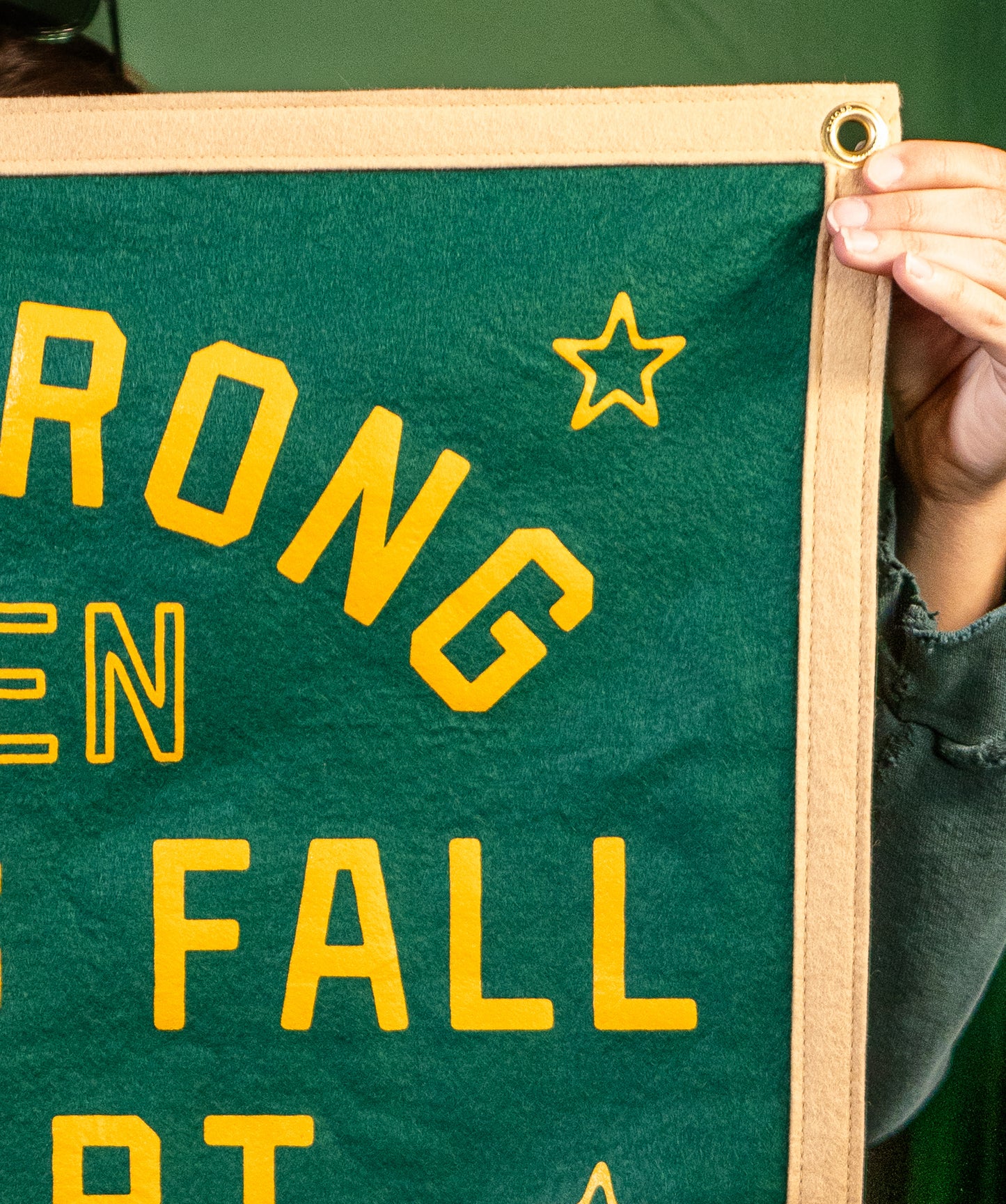 Be Strong When Things Fall Apart Camp Flag • blink-182 x Oxford Pennant