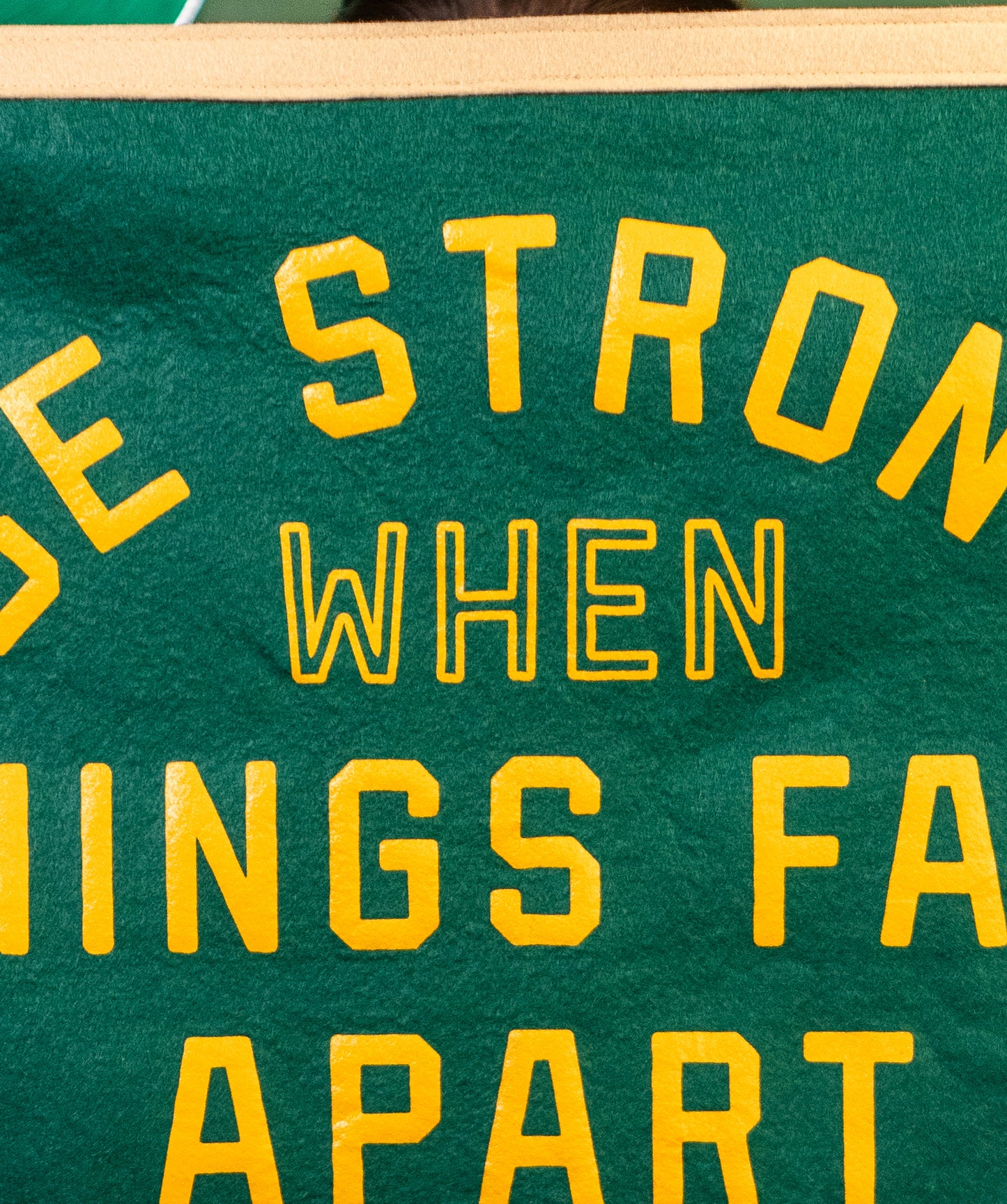 Be Strong When Things Fall Apart Camp Flag • blink-182 x Oxford Pennant