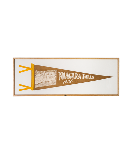 Vintage Niagara Falls, New York Framed Pennant