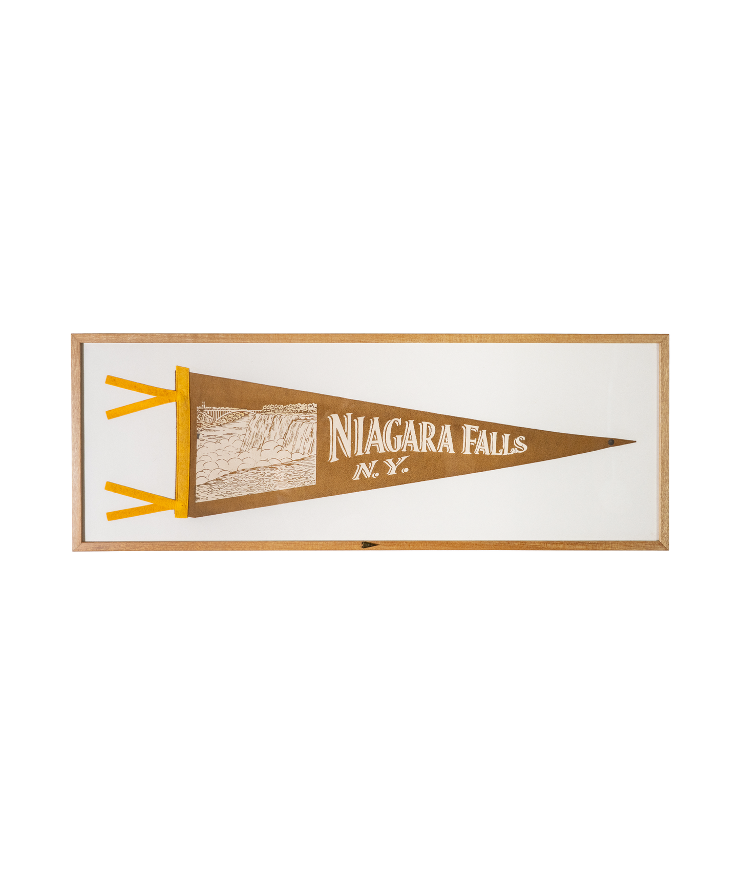 Vintage Niagara Falls, New York Framed Pennant