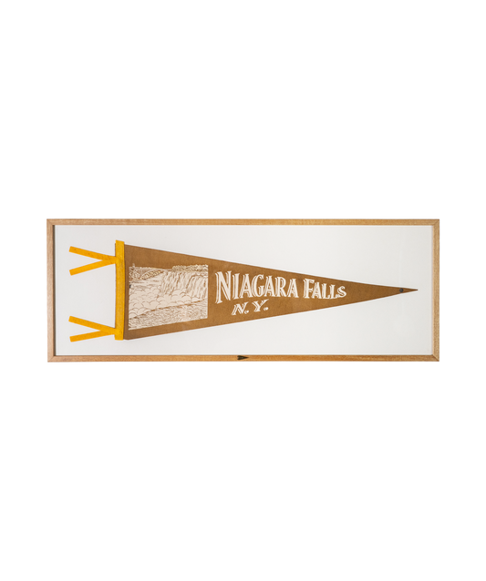 Vintage Niagara Falls, New York Framed Pennant