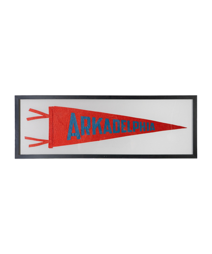 Vintage Arkadelphia Framed Pennant