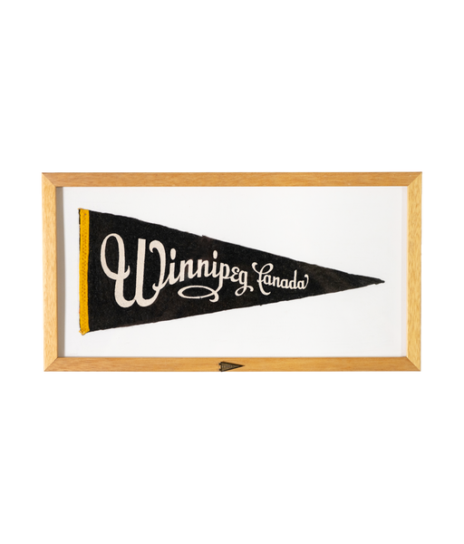 Vintage Winnipeg, Canada Framed Pennant
