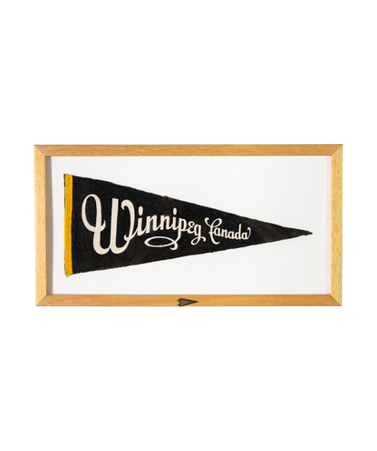 Vintage Winnipeg, Canada Framed Pennant
