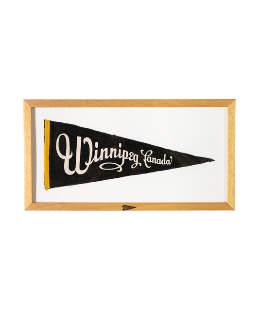 Vintage Winnipeg, Canada Framed Pennant