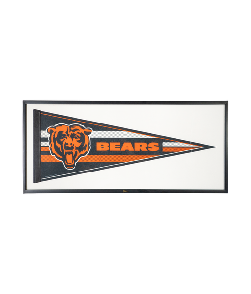 Vintage Chicago Bears Framed Pennant