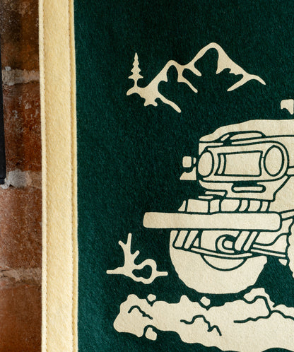 Going to the Mountains is Going Home Camp Flag